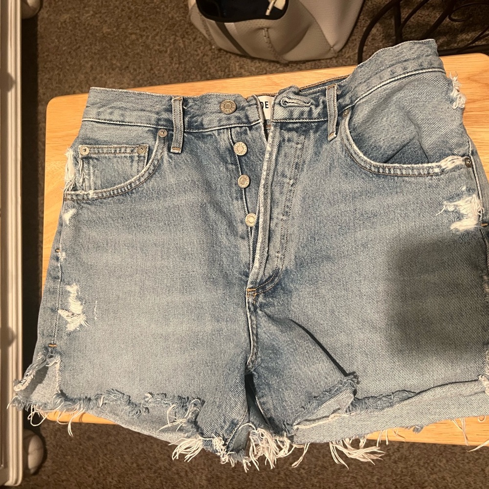 Agolde Dee denim shorts
